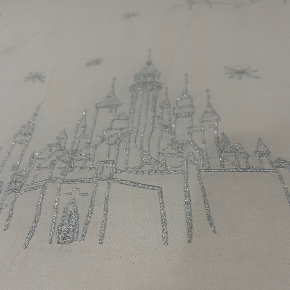 POTTERY BARN KIDS DISNEY Princess-Themed Light Pink Bedding Set - Picture 2 of 16